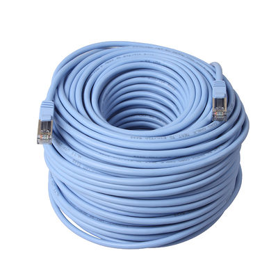 Крытая куртка PVC FTP STP гибкого провода 100m локальных сетей Cat5e с соединителем RJ45