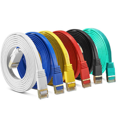 SFTP защищало прочное плоских локальных сетей гибкого провода Cat7 Multicolor