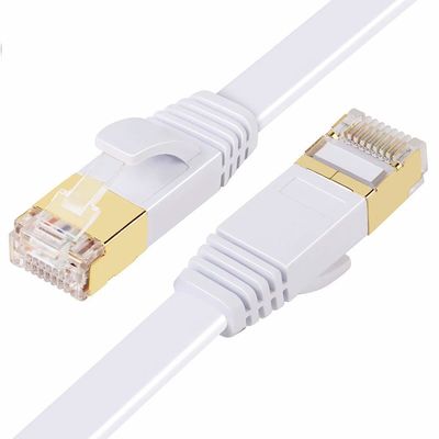 Заплата компьютера Cat7 плоская привязывает экран SFTP с соединителем RJ45