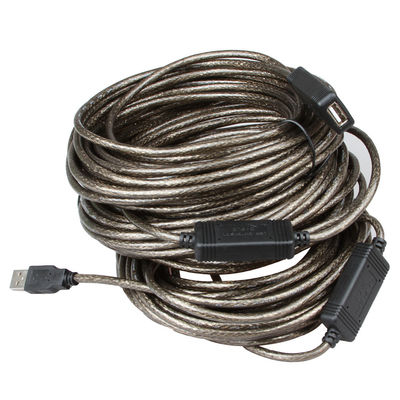 Прочный кабель репитера USB PVC активный, удлинительный кабель репитера USB 30M
