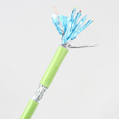 Медная изоляция PE длины кабеля 100m Lan PVC LSZH Cat7 универсальная