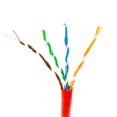 Практически Multicolor UTP Cat5e CCA, 8 пар 0.95mm медные одетые алюминиевые Cat5e