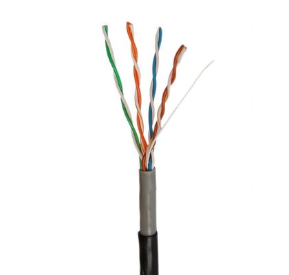 Куртка длины кабеля 305m Lan UTP CCA Cat5e двойная для внешнего