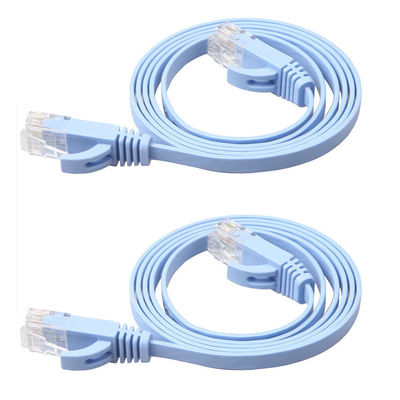 Плоский быстрый ход гибкого провода 1Gbps Cat8 Cat7 Cat6 твердый для компьютера