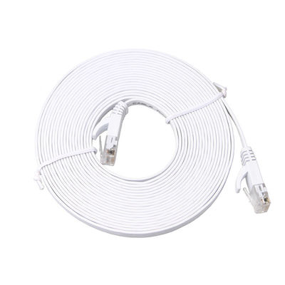 Кабеля заплаты модема Cat6 AWG 30 твердого плоского высокоскоростной с зажимами