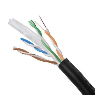 Черный гибкий провод Cat6 Cat6a для локальных сетей 650MHz 100W PoE RJ45 UTP гигабита