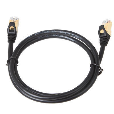 10 гигабит Cat6a защищал заплату привязывает конюшню STP RJ45 100W PoE