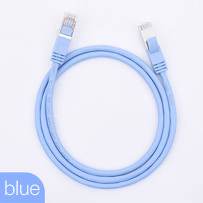 Крытая куртка PVC FTP STP гибкого провода 100m локальных сетей Cat5e с соединителем RJ45