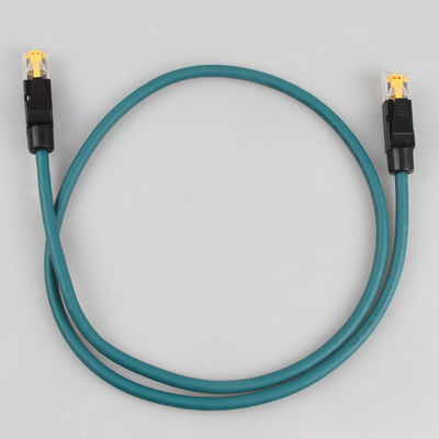 Практически Cat6 промышленный кабель, высокий кабель кота 6a SFTP зеленого цвета гибкого трубопровода
