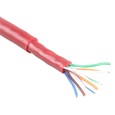 AWG оболочки 24 двойника кабеля ethernet сети Cat6 на открытом воздухе 24 Ft