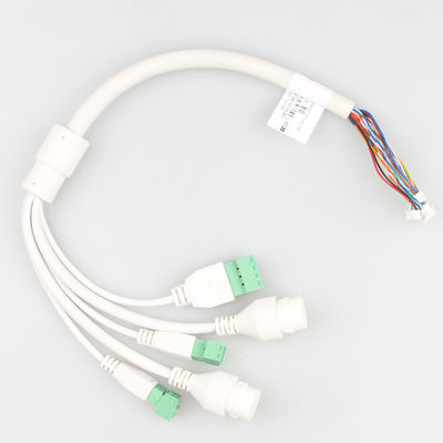 Черная конюшня кабеля Lan RJ45+3.81 камеры локальных сетей универсальная