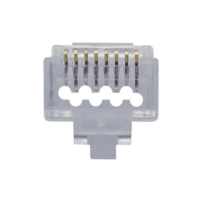 Пригонка CAT5 CAT6 штепсельной вилки соединителей RJ45 электрического провода локальных сетей UTP