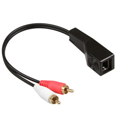 Сигнал звуковой частоты RCA пригонка Cat5 Cat6 Cat7 Cat8 цвета кабеля стерео 3,5 MM красная белая