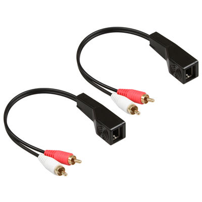 RCA стерео 2 собраний провода Cat7 Cat8 изготовленное на заказ к стерео меди RCA 2 обнаженной