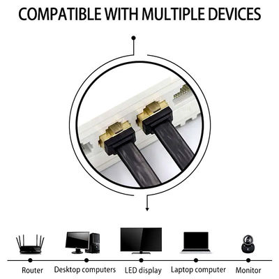 Куртка сети Cat5e CAT6 LSZH ультра тонкого гибкого провода RJ45 Cat7 плоская