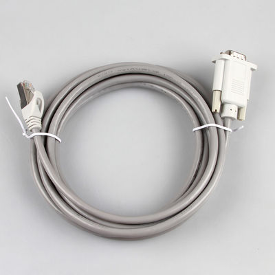 Проводка 26AWG 8P8C RJ45 провода локальных сетей CAT5E промышленная к женскому серому цвету DB9
