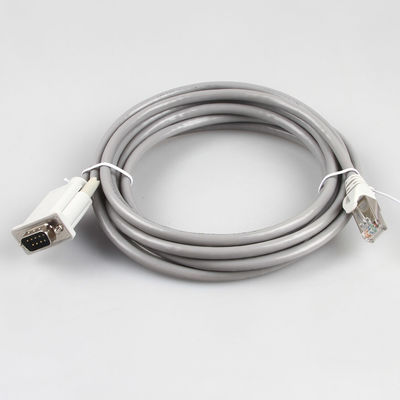 Проводка 26AWG 8P8C RJ45 провода локальных сетей CAT5E промышленная к женскому серому цвету DB9