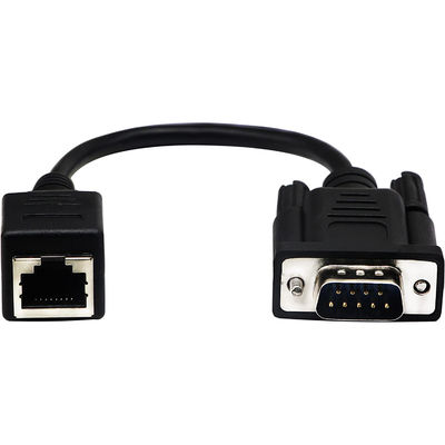 Cat5 Cat6 RJ45 к кабелю RS232, собрания кабеля ethernet Pin DB9 9 промышленные