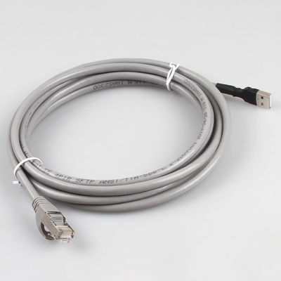 Кабель ethernet компьютера 8P8C RJ45, прочный USB к кабелю переходника RJ45
