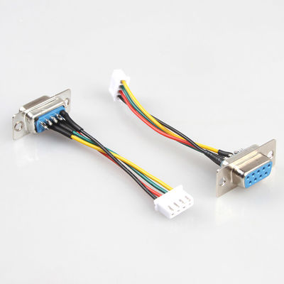 Женщина собрания проводки DB9 провода меди OEM промышленная к Pin XH JST 3