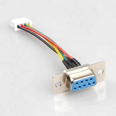 Женщина собрания проводки DB9 провода меди OEM промышленная к Pin XH JST 3