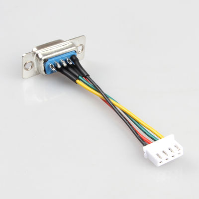 Женщина собрания проводки DB9 провода меди OEM промышленная к Pin XH JST 3