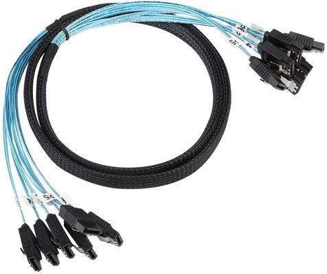 Женский провод Splitter обуздывает кабель 6Gbps SATA III HDD 7pin к 7pin для сервера