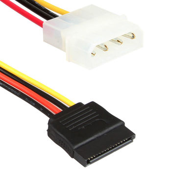Мужской женский Pin Molex 4 Splitter кабеля жесткого диска y SATA прочный