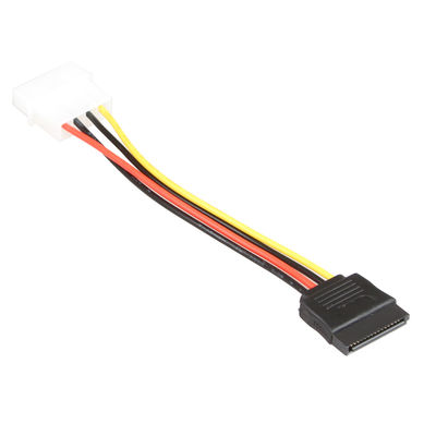 Мужской женский Pin Molex 4 Splitter кабеля жесткого диска y SATA прочный