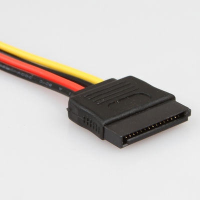 Мужской женский Pin Molex 4 Splitter кабеля жесткого диска y SATA прочный