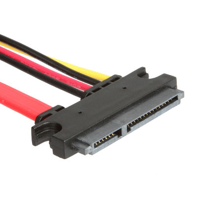 Стабилизированный кабель для HDD, мужчина расширения SATA 3 к Pin SATA 3,0 6gbps женщины 7+15