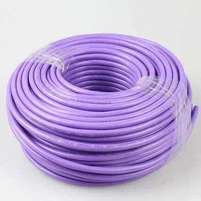 4 пары куртки PVC быстрого хода 20Gbps 24AWG ДО РОЖДЕСТВА ХРИСТОВА S/FTP кабеля Lan сети Cat7 OEM