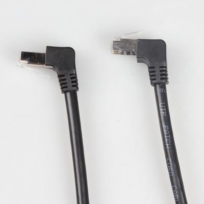Аксессуаров соединителя кабеля ethernet CAT 6 фабрики штепсельная вилка сразу прямоугольная